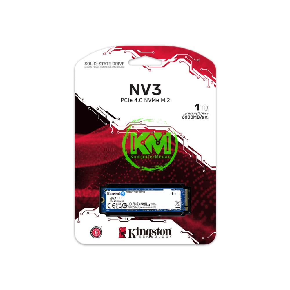 KINGSTON NV3 1TB M.2 NVME PCIE 4.0 SSD