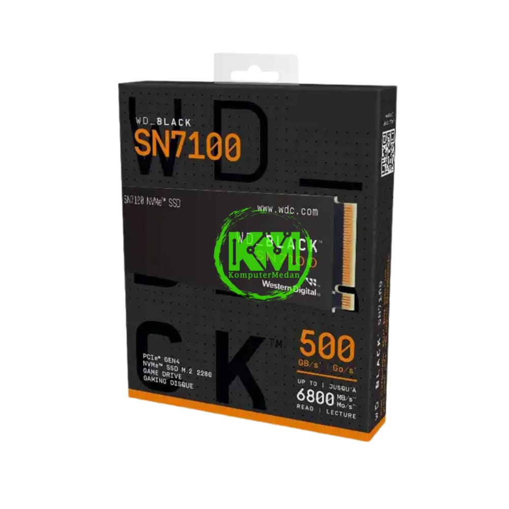 WD BLACK SN7100 500GB M.2 NVME 4.0 SSD