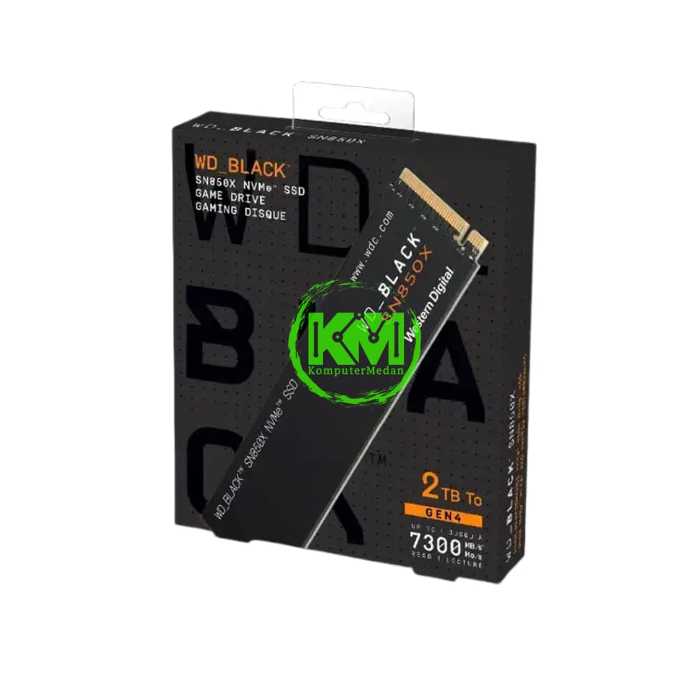 WD BLACK SN850X 2TB M.2 NVME 4.0 SSD - Image 1