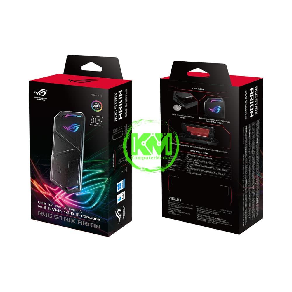 ASUS ROG STRIX ARION NVME ENCLOSURE SSD