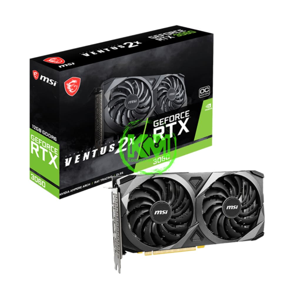 MSI VENTUS 2X RTX 3060 12GB OC VGA (NVIDIA) - Image 1