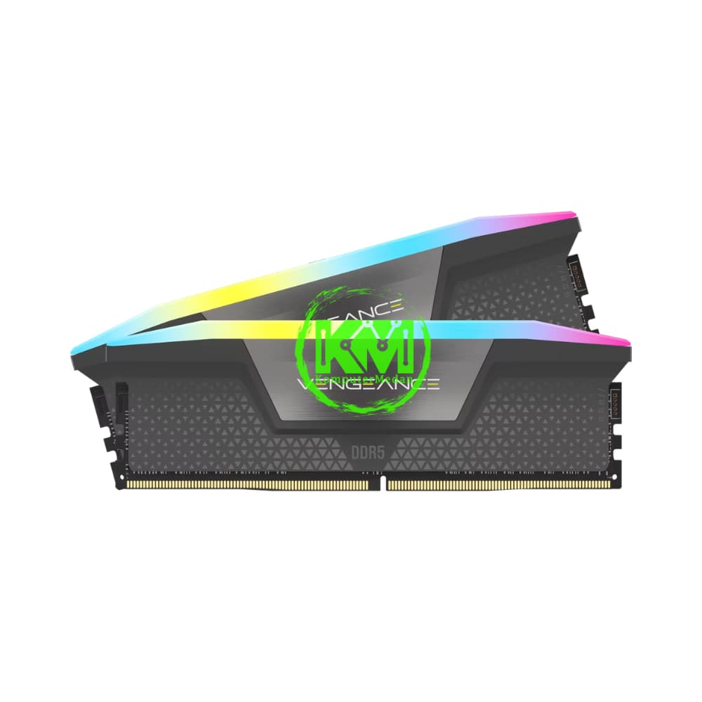 CORSAIR VENGEANCE RGB DDR 2X16GB BLACKHITE 5200 RAM - Image 4