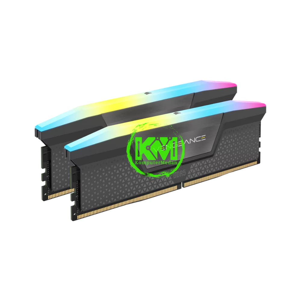 CORSAIR VENGEANCE RGB DDR 2X32GB BLACKHITE 5200 RAM - Image 3