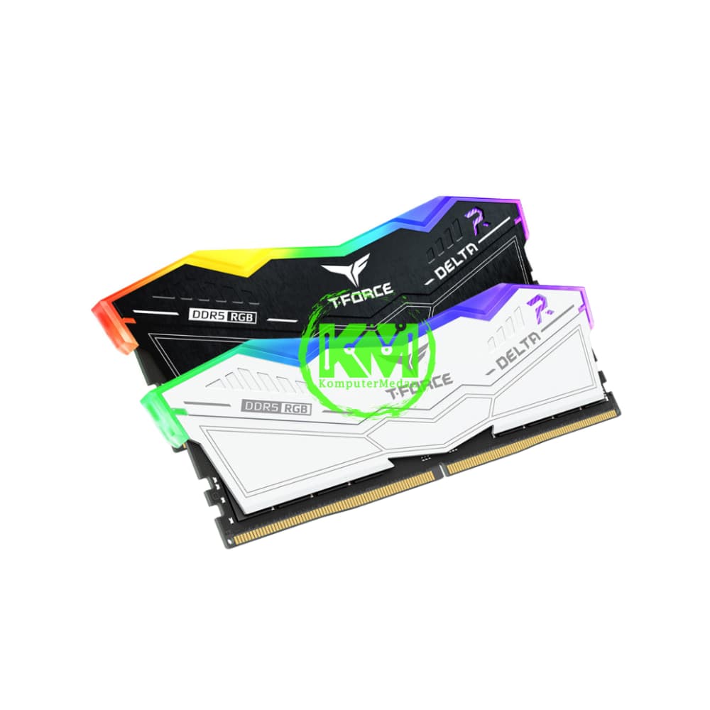 TEAM DELTA RGB DDR5 2X32GB 5600MHZ BLACK/WHITE RAM - Image 3