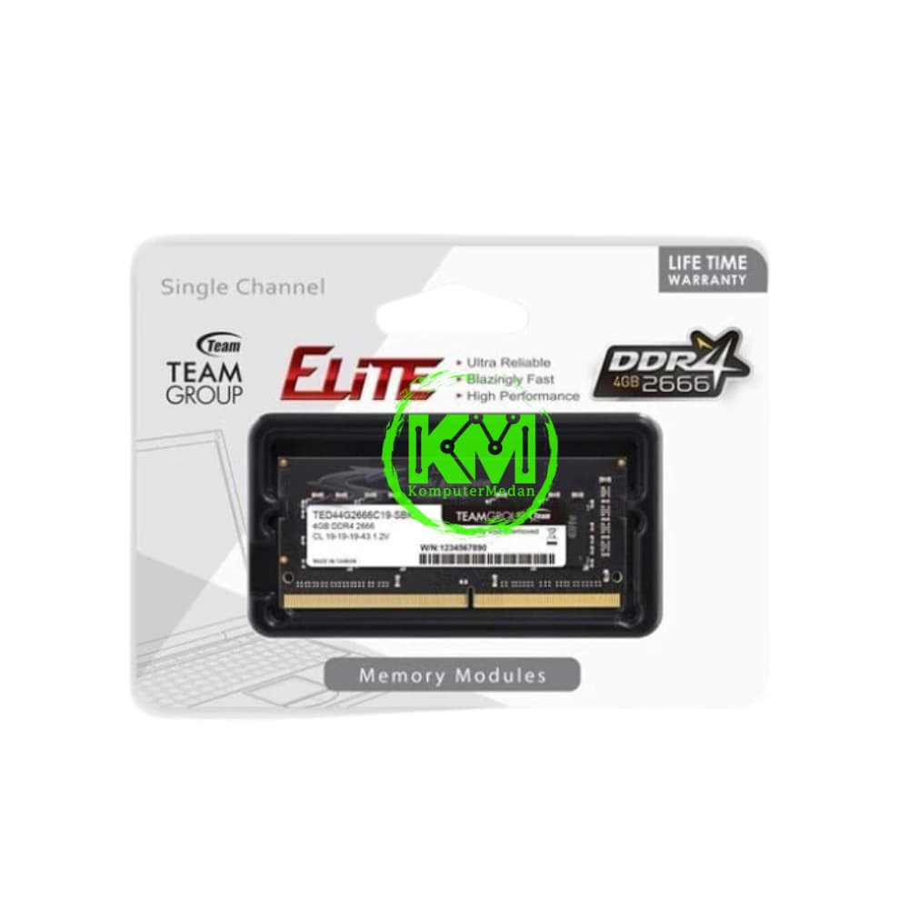 TEAM ELITE SO-DIMM DDR4 4GB