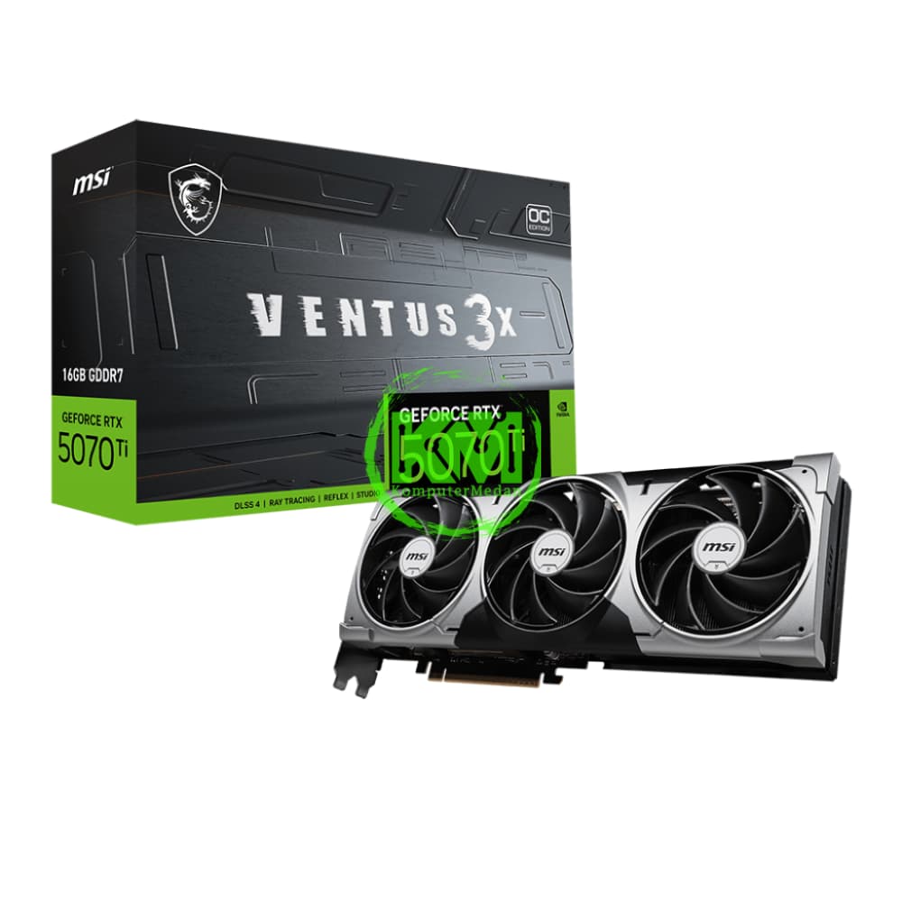 MSI VENTUS 3X RTX 5070 Ti 16GB VGA (NVIDIA) - Image 1