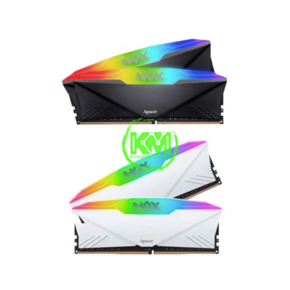 APACER NOX RGB 2X8GB 3200MHZ BLACK WHITE RAM - Image 2