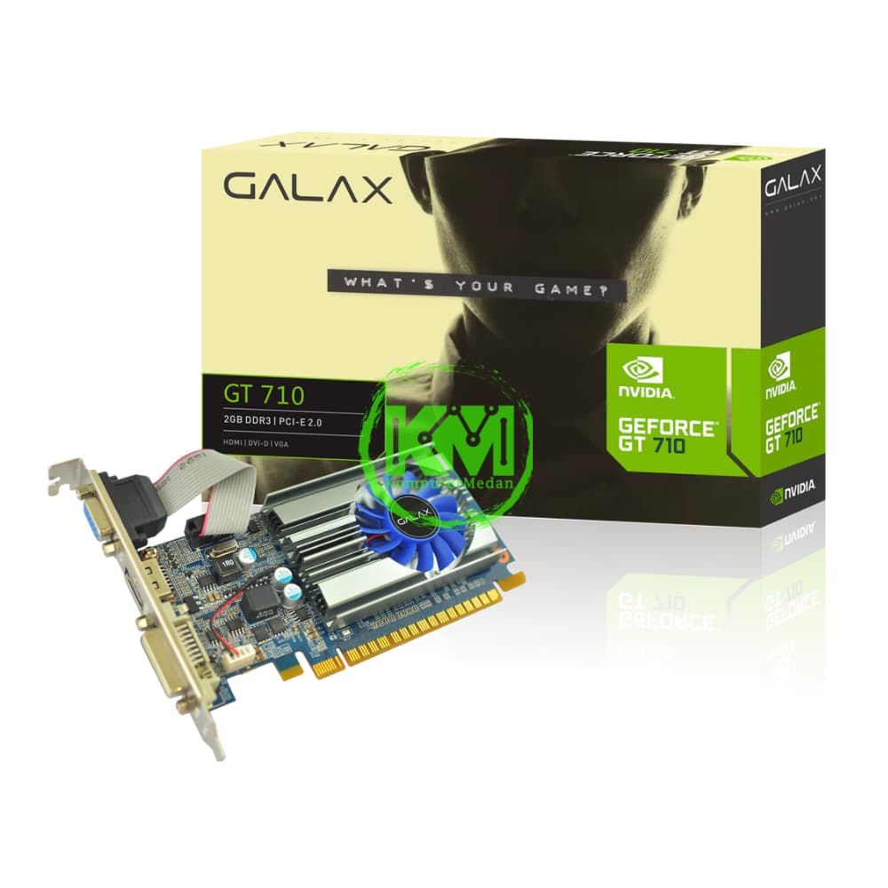 GALAX GEFORCE GT 710 2GB DDR3 VGA (NVIDIA) - Image 1