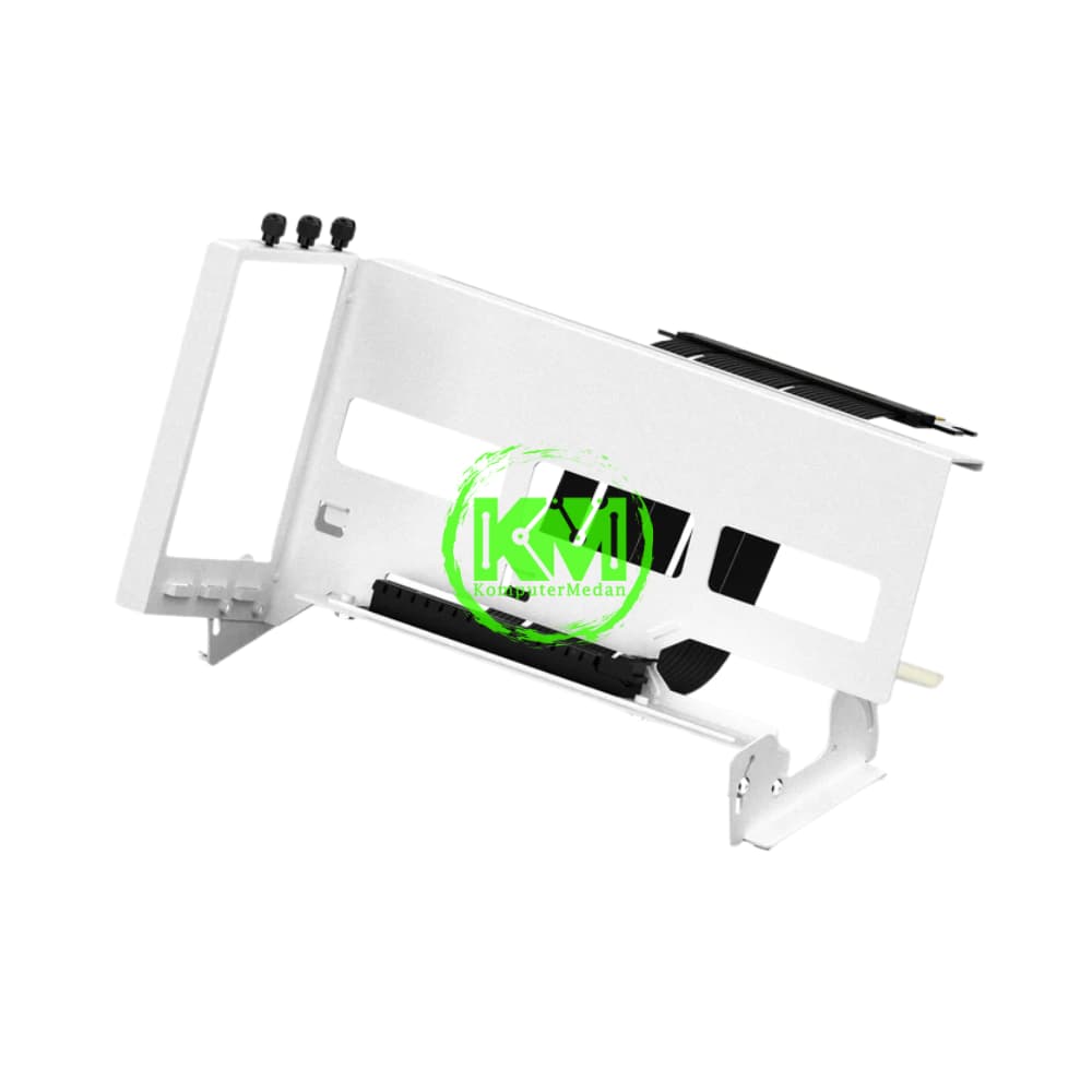 EZDIY-FAB VERTICAL PCIE 4.0 GPU BLACK WHITE GRAPHIC CARD HOLDER - Image 3