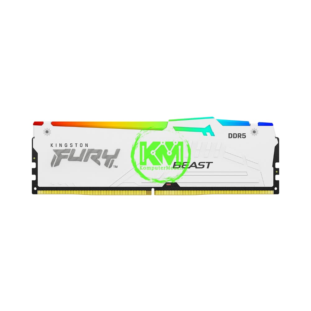 KINGSTON FURY BEAST RGB DDR4 2X16GB 3200MHZ WHITE RAM - Image 2