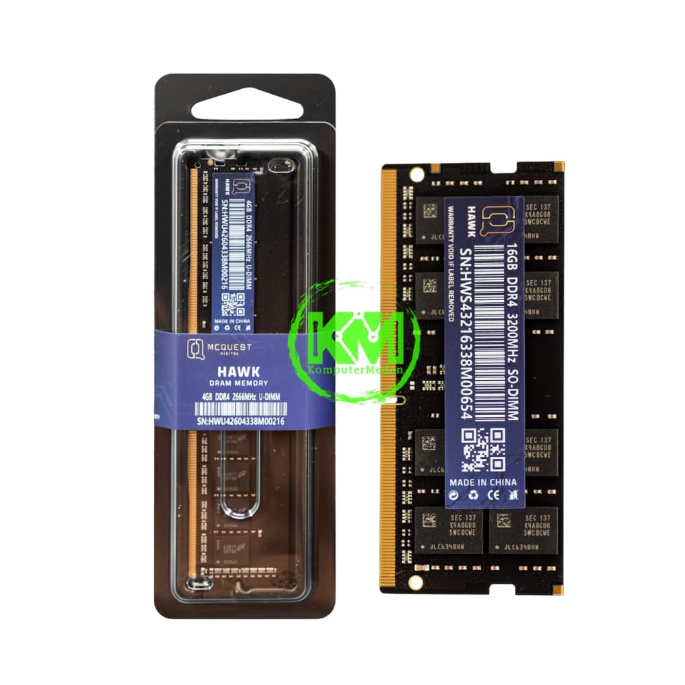 MCQUEST HAWK SODIMM DDR4 16GB 3200MHZ RAM - Image 1