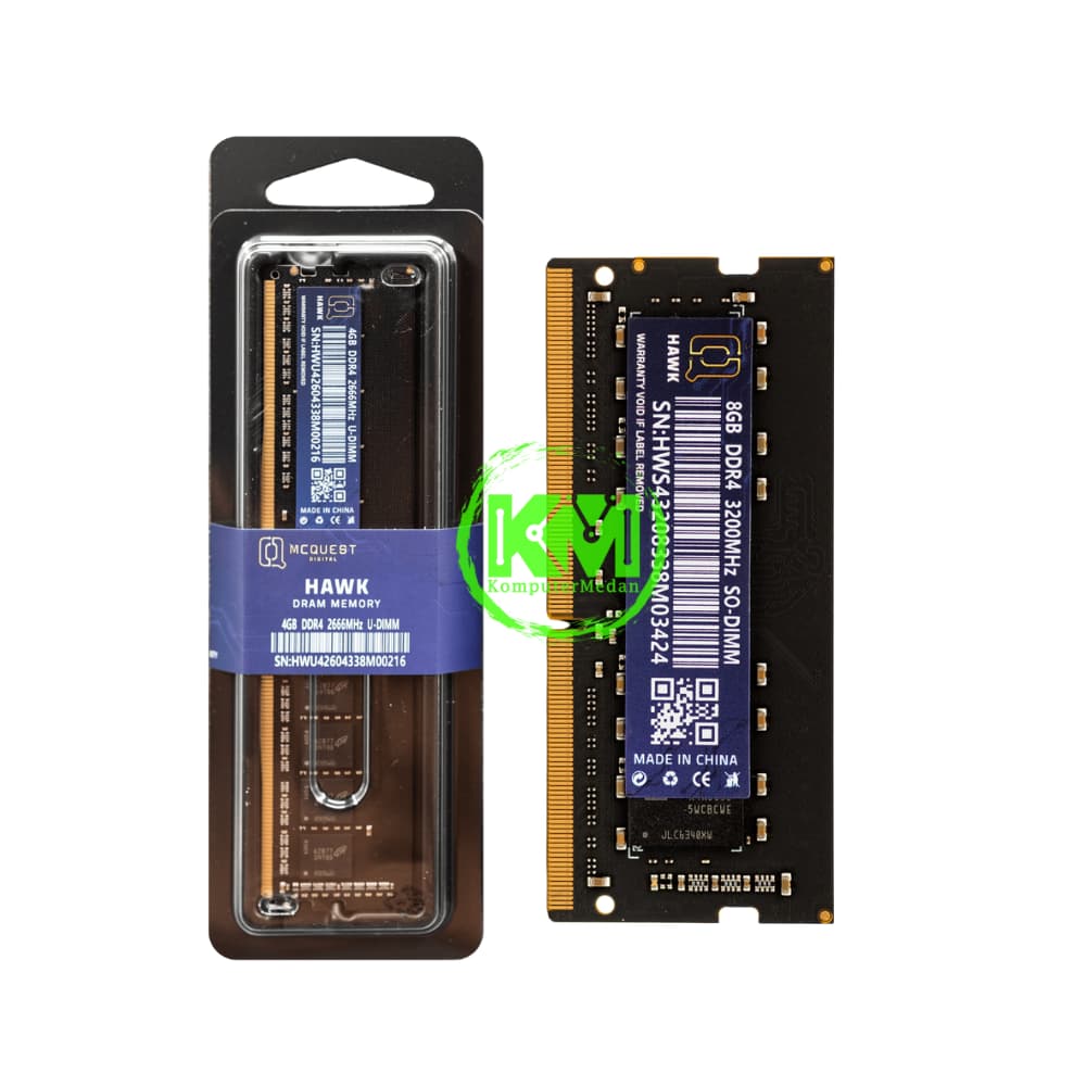 MCQUEST HAWK SODIMM DDR4 8GB 3200MHZ RAM