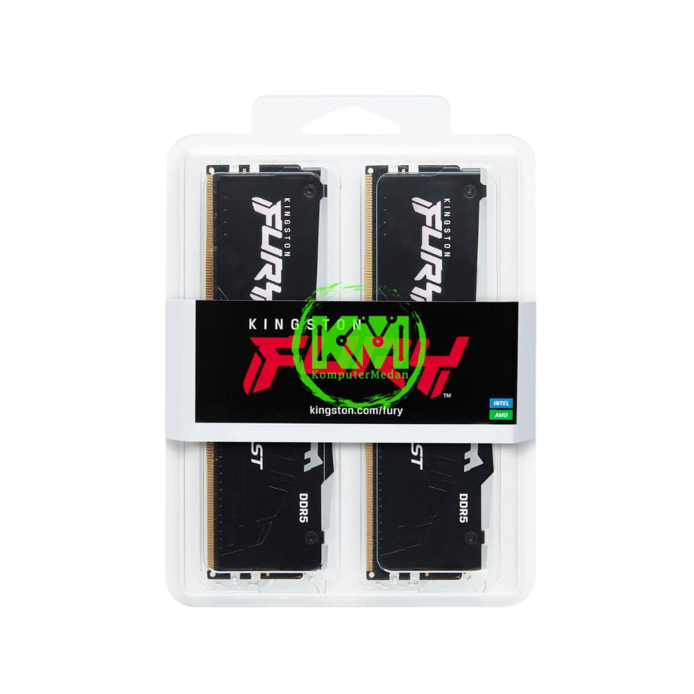 KINGSTON FURY BEAST RGB DDR5 2X16GB 5600MHZ AMD RAM - Image 2