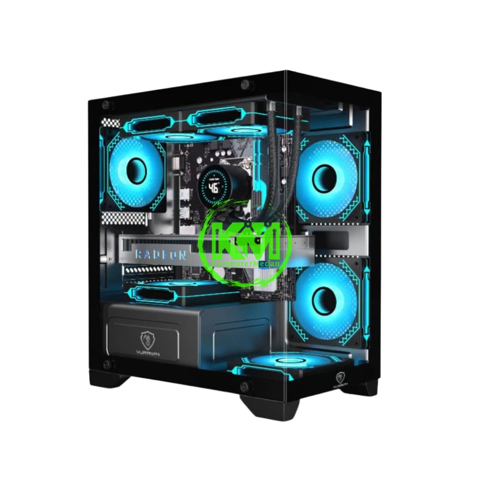 VURRION GLASSIFY BLACK GAMING CASING - Image 1