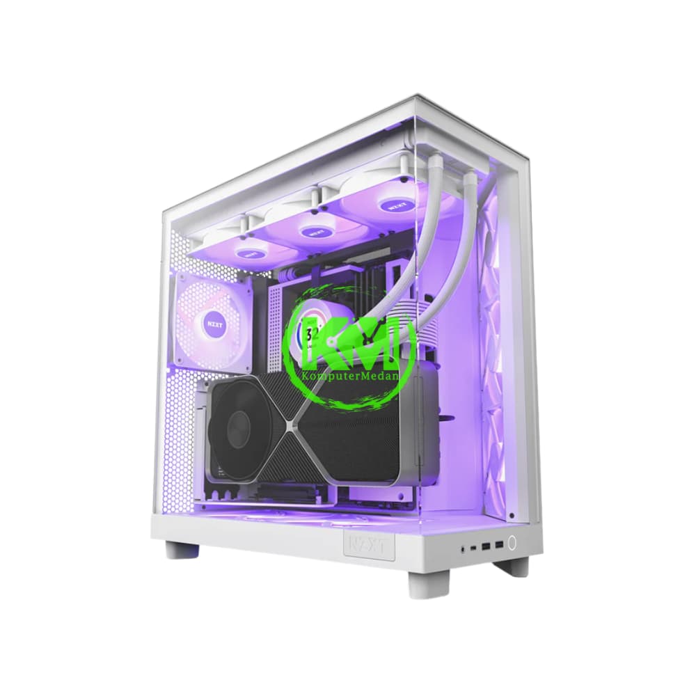 NZXT H6 GLOW RGB WHITE GAMING CASING