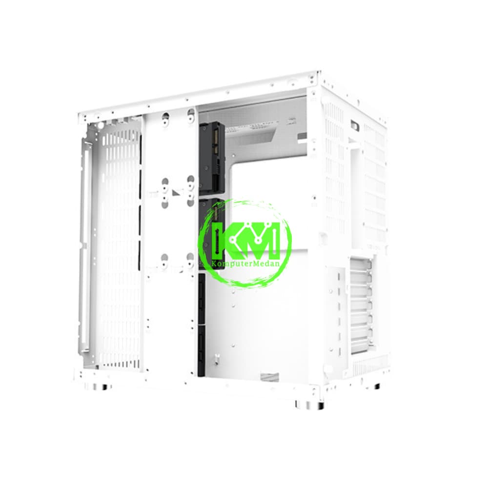 XAGATEK RIUS ARTIC WHITE GAMING CASING - Image 3