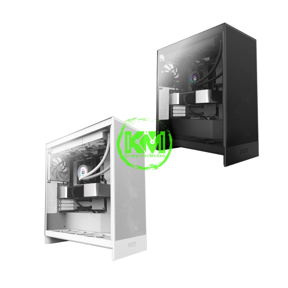 NZXT H7 FLOW BLACK WHITE GAMING CASING