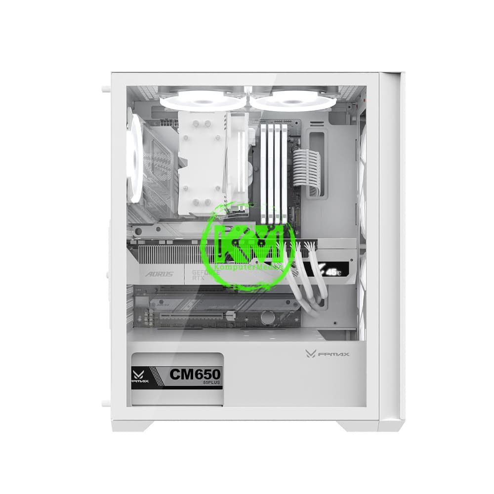 FPMAX AIRPOWER G5 H803 WHITE GAMING CASING - Image 2