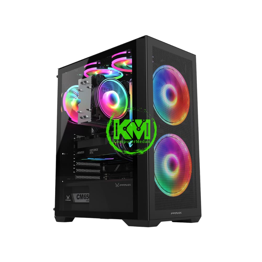 FPMAX AIRPOWER G5 H803 BLACK GAMING CASING - Image 1