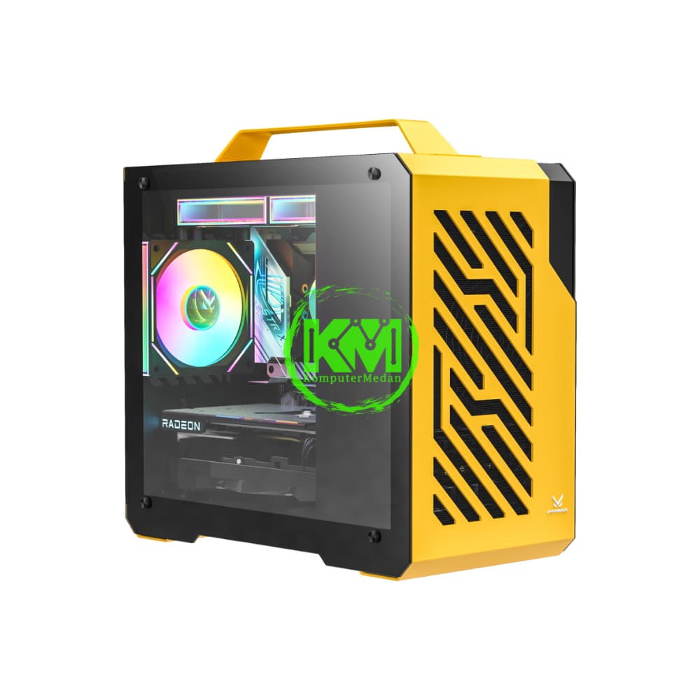 FPMAX AIRCUBE G3 YELLOW GAMING CASING - Image 1