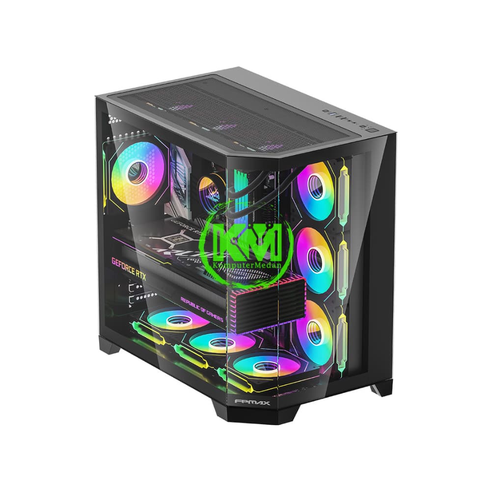 FPMAX CRYSTAL Z6 BLACK GAMING CASING - Image 3
