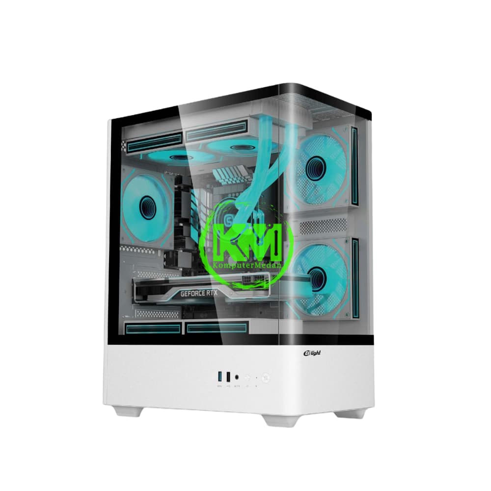 ENLIGHT A3 WHITE GAMING CASING - Image 1