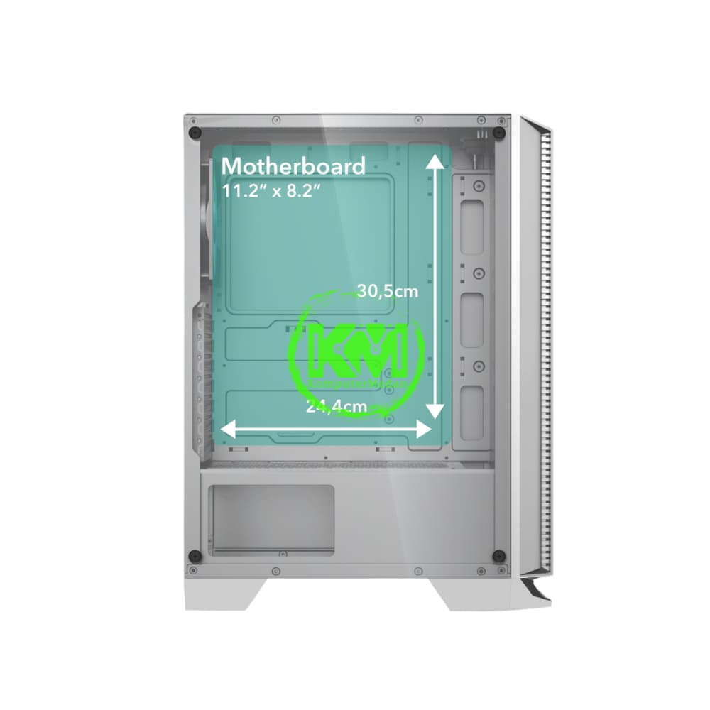 INFINITY NEBULA V4 WHITE GAMING CASING - Image 3