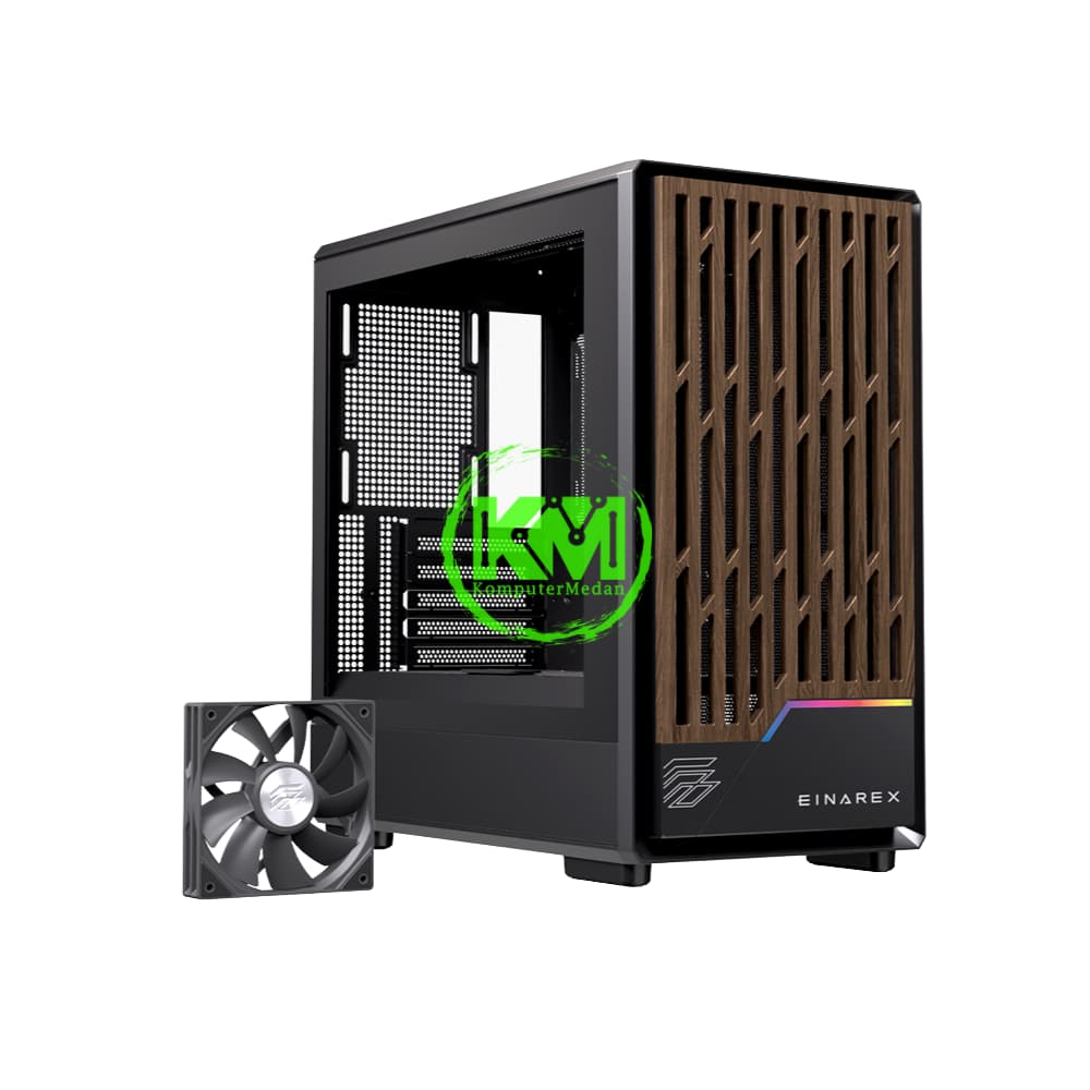 EINAREX PM400 BLACK +FAN GAMING CASING - Image 1