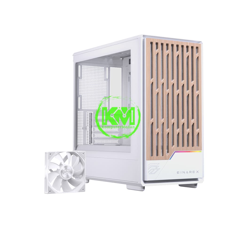 EINAREX PM400 WHITE +FAN GAMING CASING - Image 1
