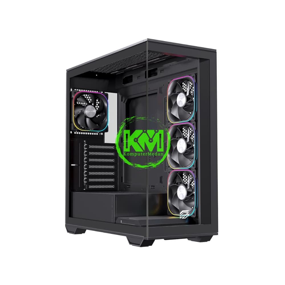 EINAREX PRISMA S700 BLACK + 4FAN GAMING CASING - Image 3