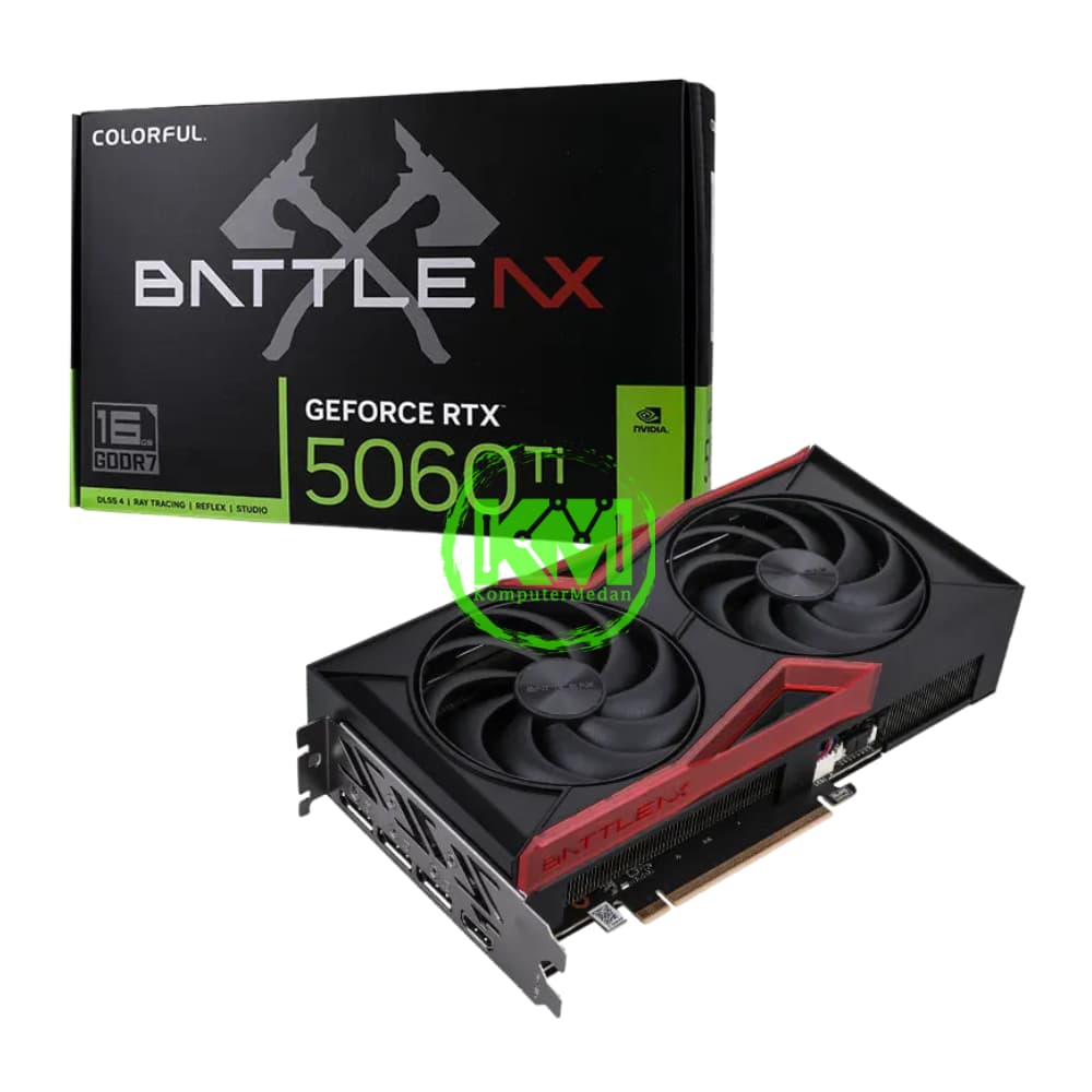 COLORFUL RTX 5060 Ti BATTLE AX DUO 16GB-V VGA (NVIDIA) - Image 1