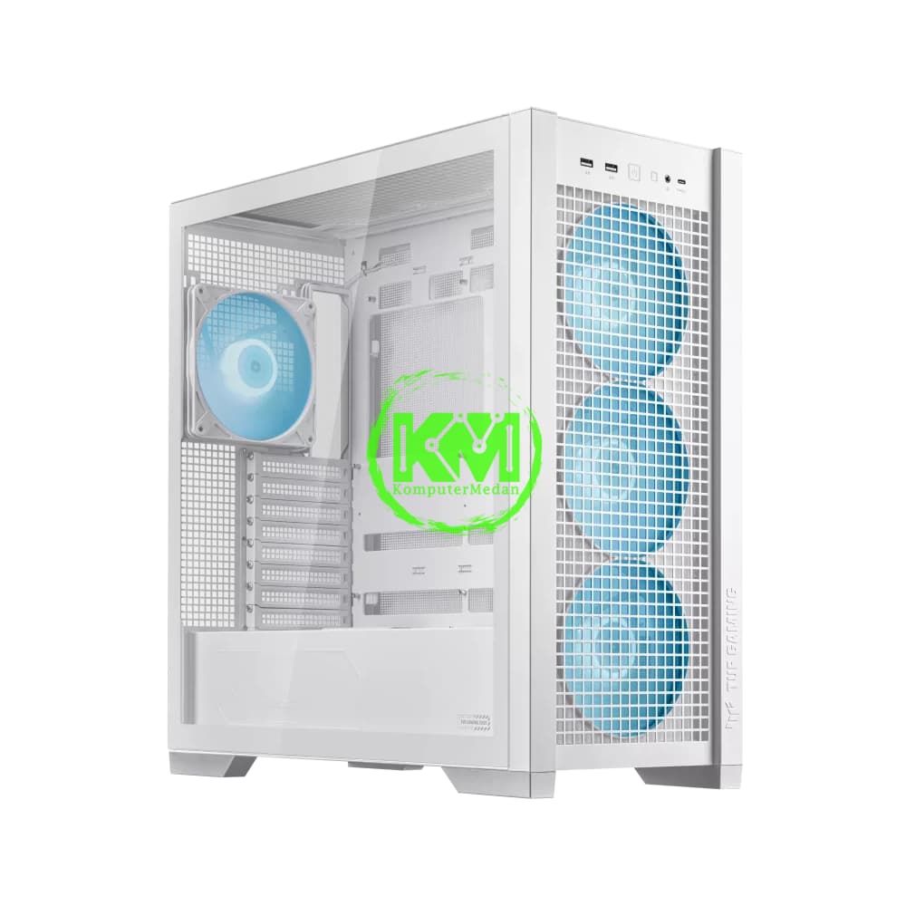 ASUS TUF GT302 ARGB WHITE GAMING CASING - Image 2