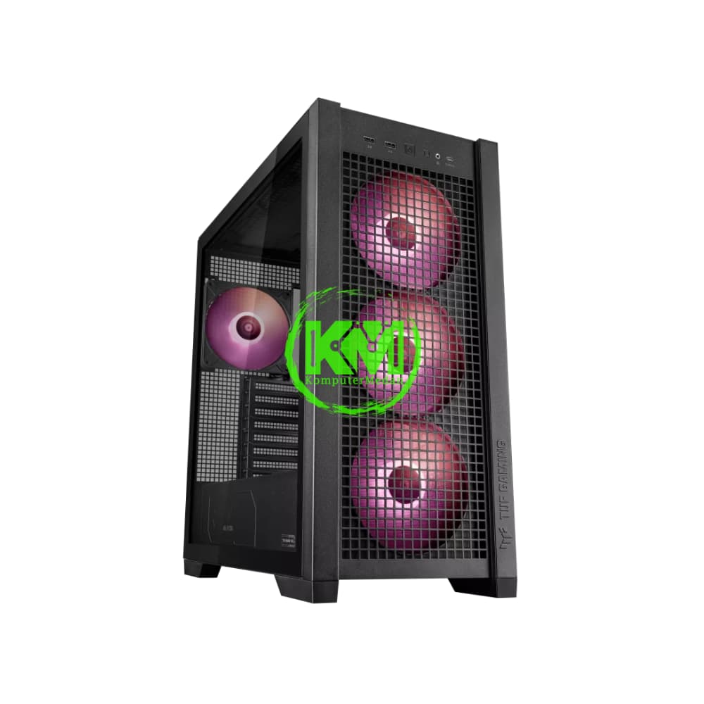 ASUS TUF GT302 ARGB BLACK GAMING CASING - Image 1