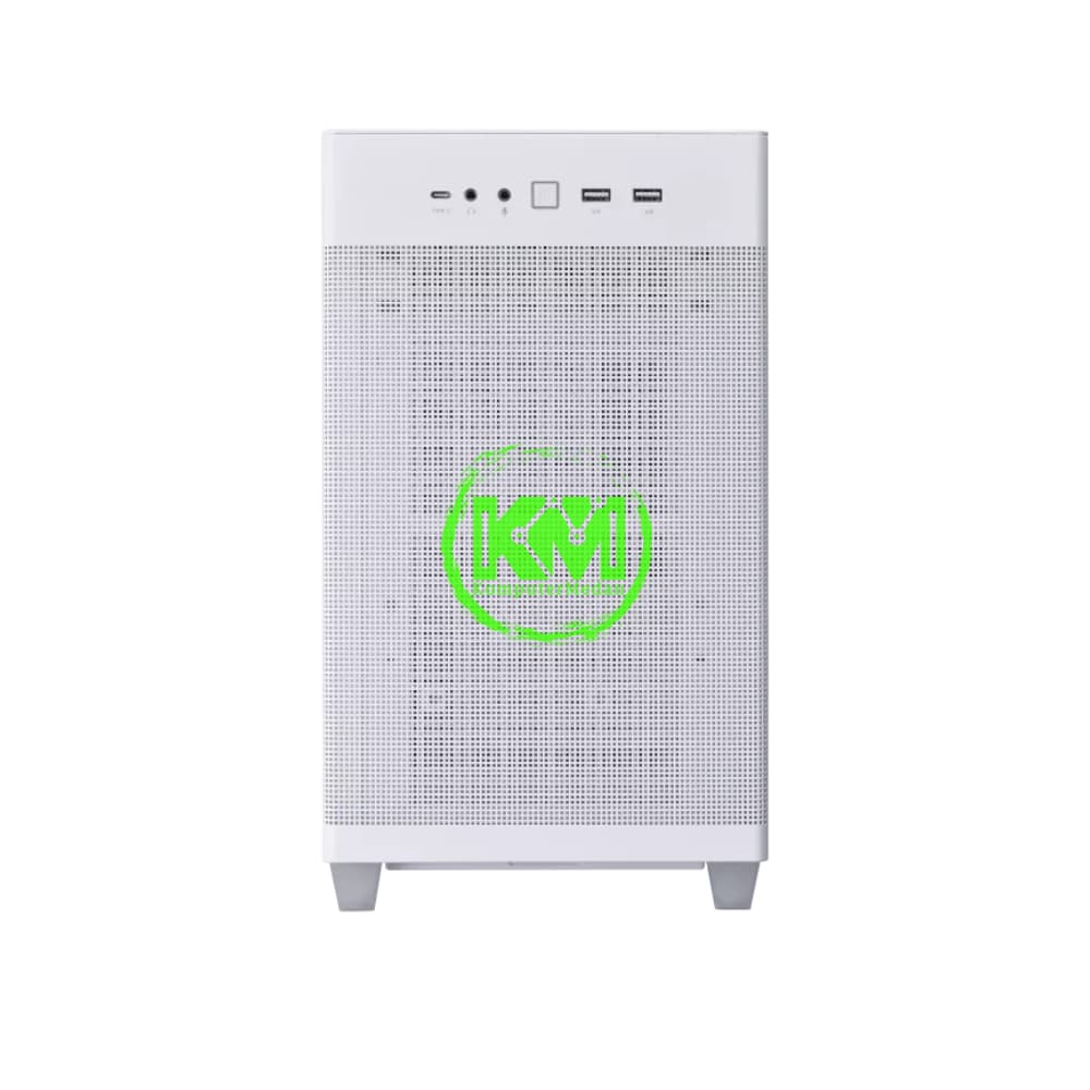 ASUS PRIME AP201 WHITE GAMING CASING - Image 1
