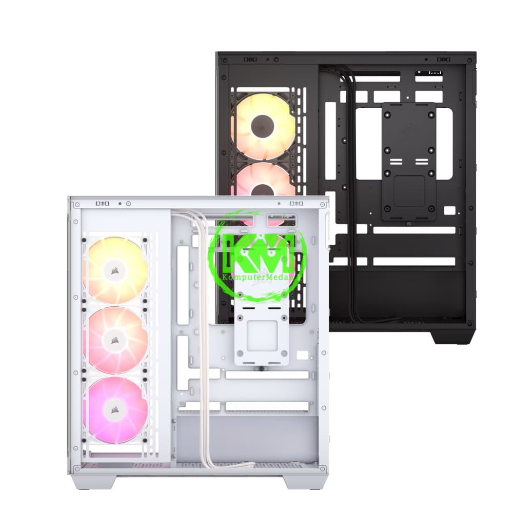 CORSAIR 3500X TG ARGB BLACK WHITE - Image 4