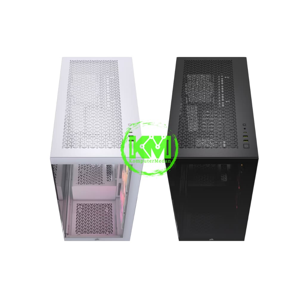 CORSAIR 3500X TG ARGB BLACK WHITE - Image 2