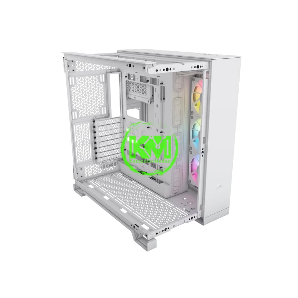 CORSAIR 6500X TG ARGB BLACK WHITE CASING - Image 3