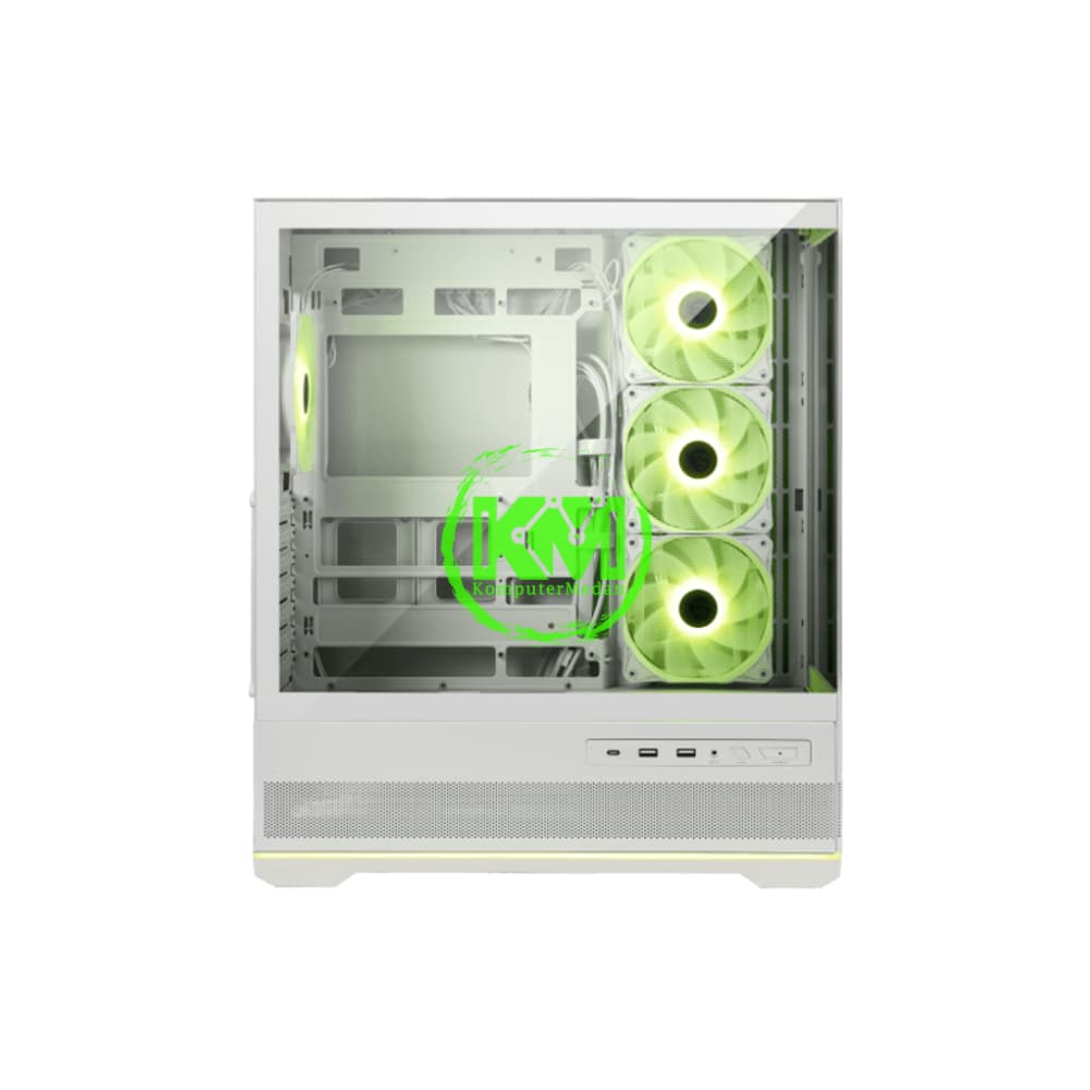 MSI MAG PANO 110R PZ BLACK WHITE GAMING CASING - Image 2