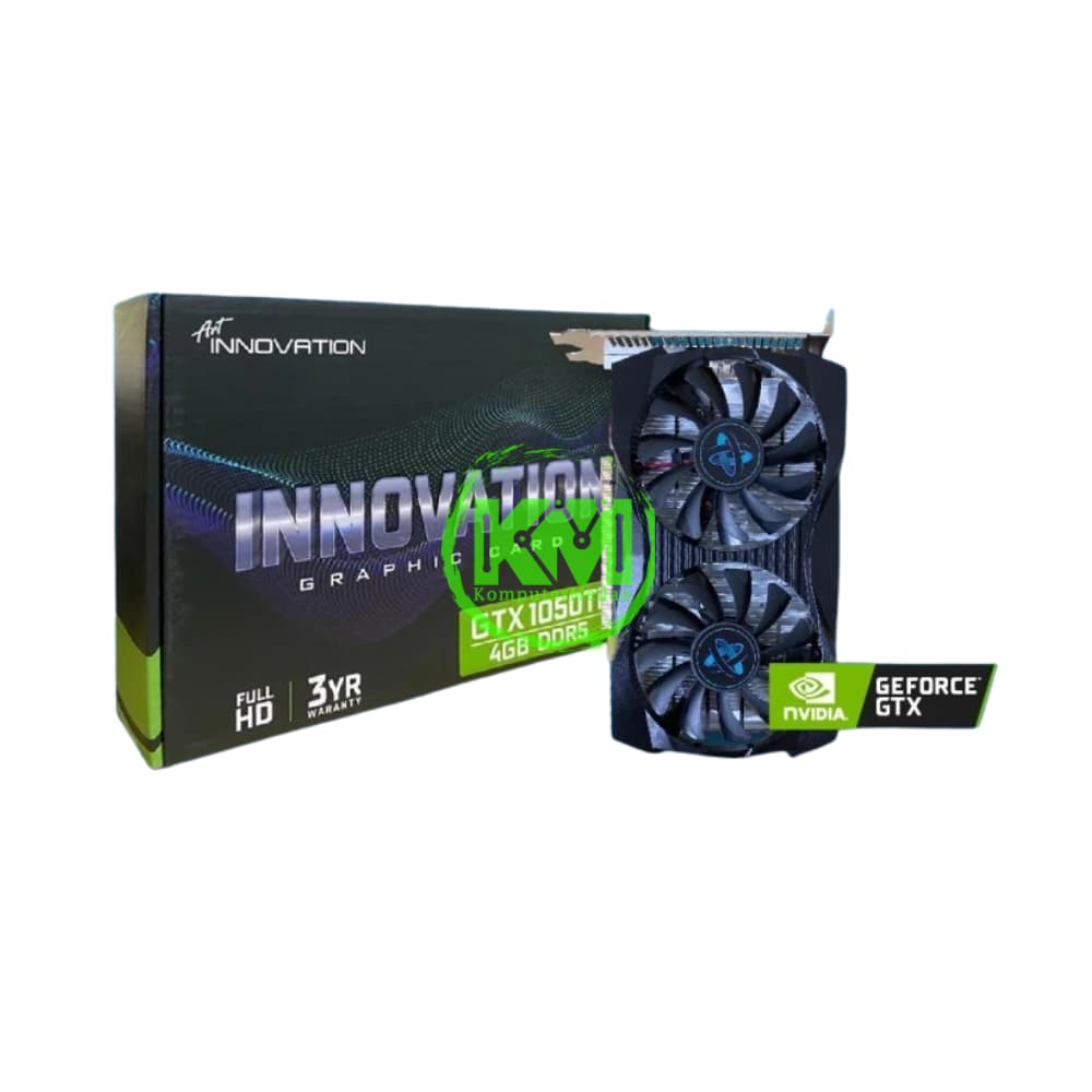 INNOVATION GTX 1050 Ti 4GB GDDR5 (DUAL FAN) VGA (NVIDIA) - Image 1