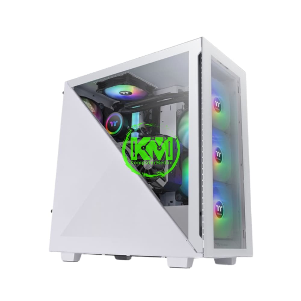 THERMALTAKE DIVIDER 300 TG ARGB SNOW GAMING CASING