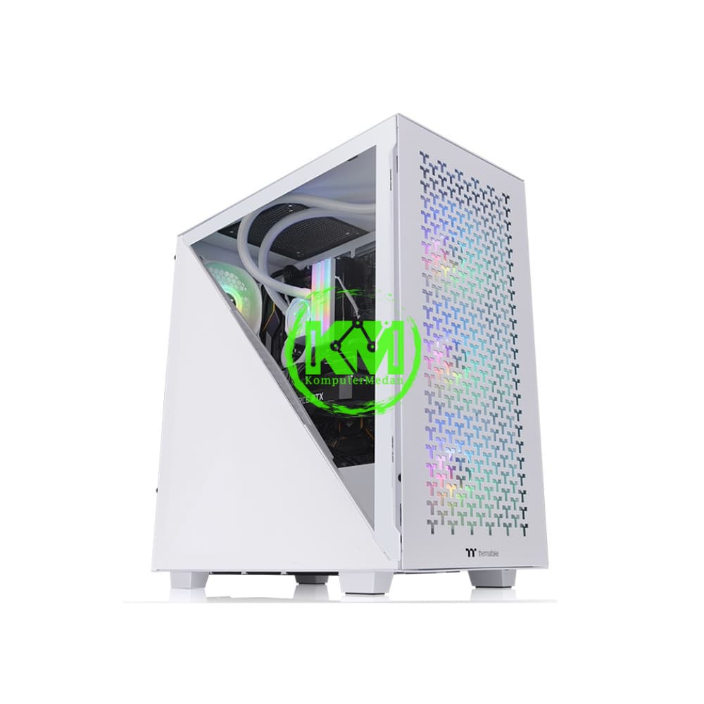 THERMALTAKE DIVIDER 300 TG AIR ARGB SNOW GAMING CASING - Image 1
