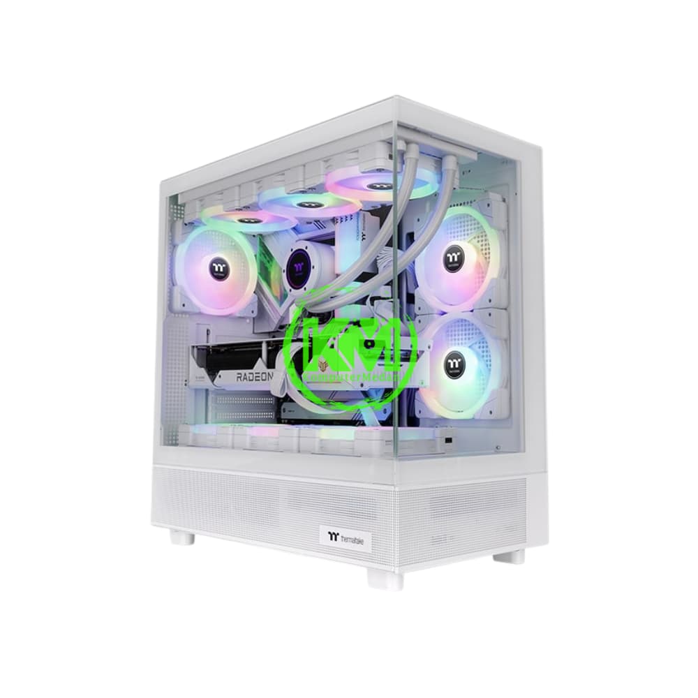 THERMALTAKE VIEW 270 TG ARGB V2 SNOW GAMING CASING - Image 1