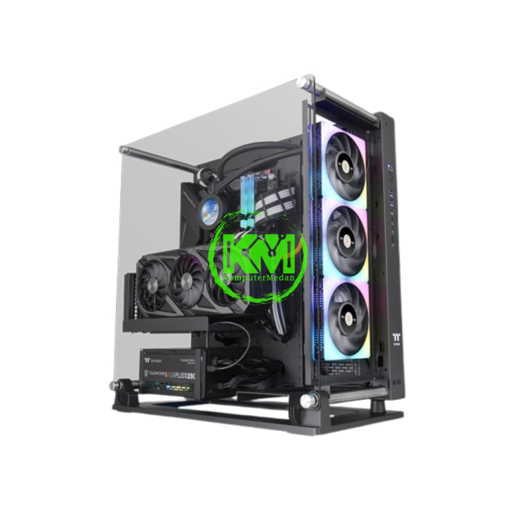 THERMALTAKE CORE P3 TG PRO BLACK GAMING CASING - Image 1