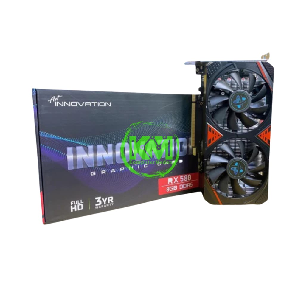 INNOVATION RX 580 8GB (DUAL FAN) VGA (AMD)