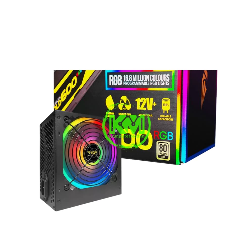 ARMAGGEDDON VOLTRON 600WATT GOLD RGB POWER SUPPLY