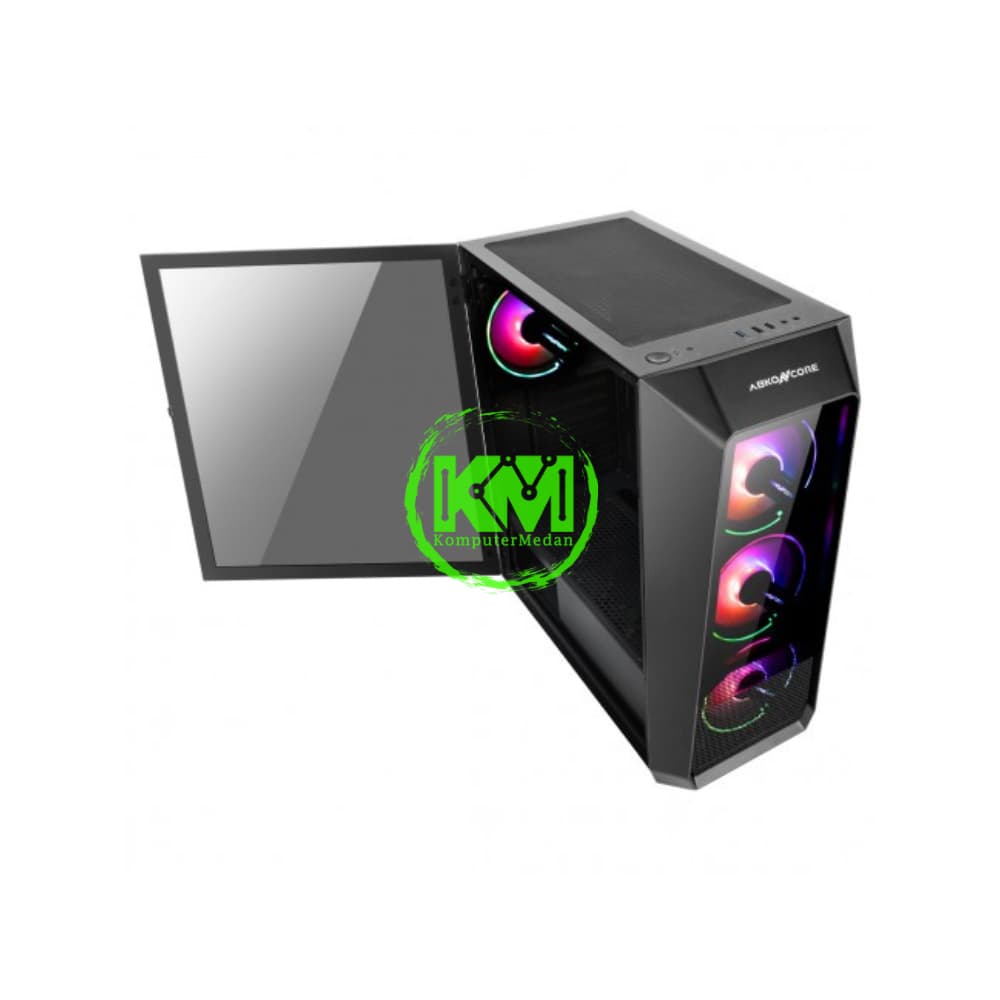 ABKO HELIOS 300G SYNC BLACK GAMING CASING - Image 2