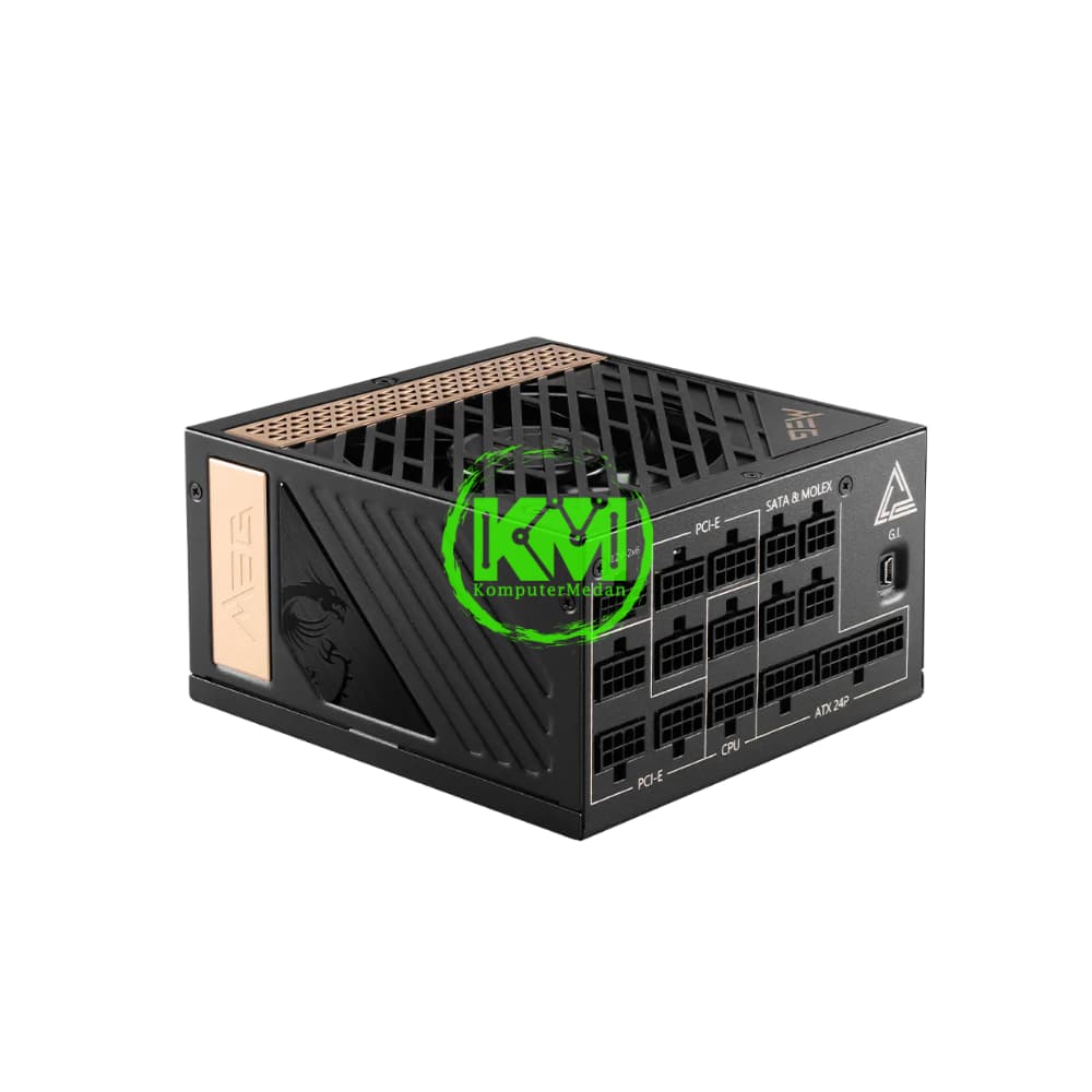 MSI MEG AI1300P 1300W 80+ PLATINUM POWER SUPPLY - Image 1