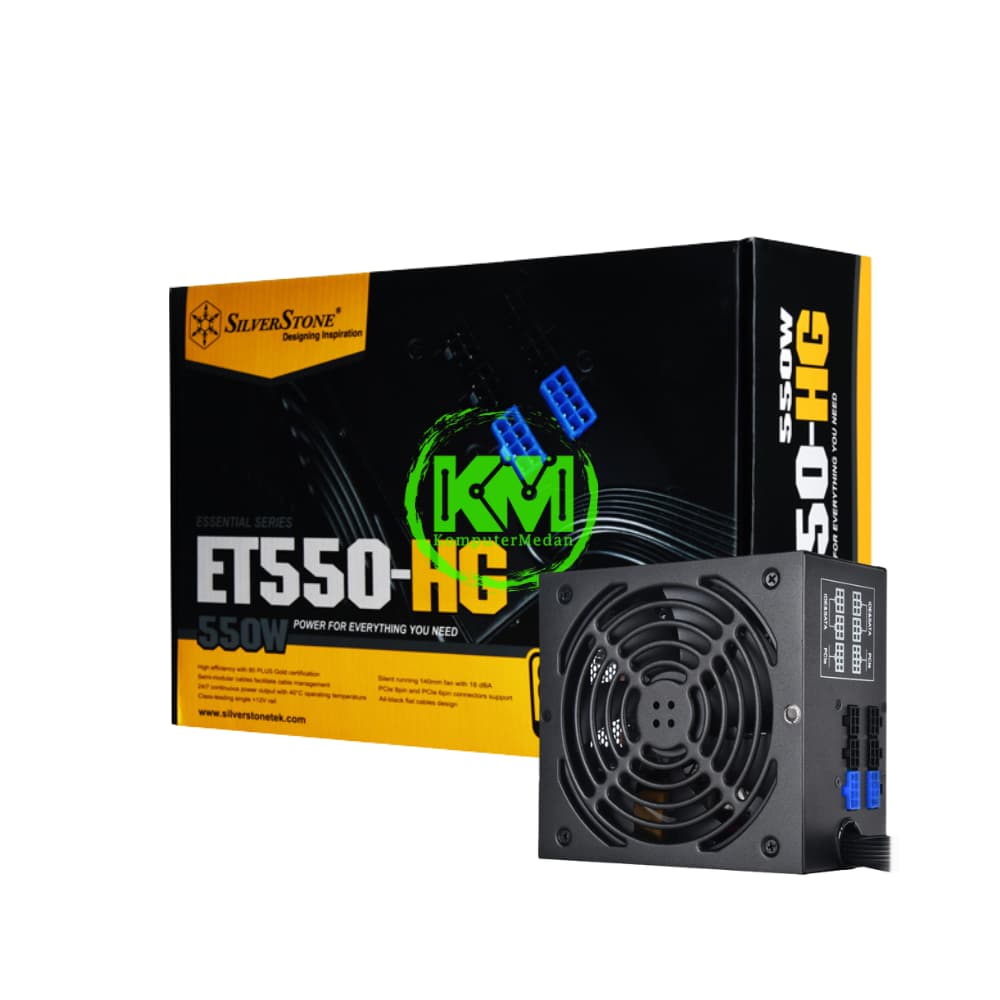 SILVERSTONE 550 WATT 80+ GOLD SST-ET550-HG POWER SUPPLY