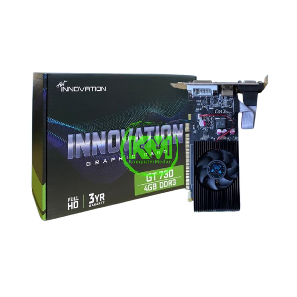 INNOVATION GT 730 4GB VGA (NVIDIA) - Image 1