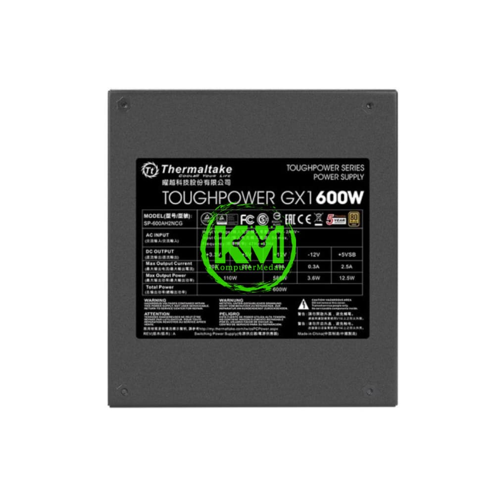 THERMALTAKE TOUGHPOWER GX1 600W 80+ GOLD POWER SUPPLY - Image 3